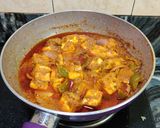 A picture of step 12 of KADHAI PANEER..