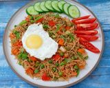 A picture of step 8 of Nasi Goreng (Indonesian Fried Rice).
