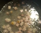 A picture of step 2 of Christmas Eve Grits.