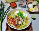 Foto langkah ke 6 dari resep Soto Tamanan Kediri.