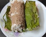 A picture of step 6 of Poha idli/ Aval idli (Rice flakes idli).