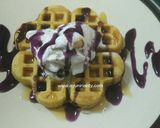 Foto langkah ke 6 dari resep Waffle sederhana dan nikmat.