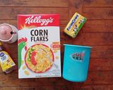 Gambar langkah 1 resipi Cornflakes madu ketagih!.