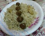 A picture of step 3 of Moti Pulao #CookpadApp.