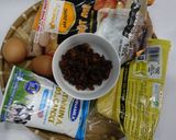 Hình bước làm 1 của món Bánh bông lan bơ nho