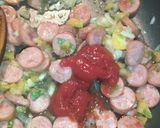 Foto del paso 3 de la receta: Salchichas con hogao