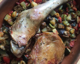 Foto del paso 6 de la receta: Cordero lechal al horno, con timbal de verduras