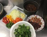 A picture of step 2 of Beans with all.