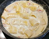 Foto del paso 4 de la receta: Paccheri con Panceta a la crema de Camembert