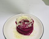 Foto langkah ke 6 dari resep Pancake Buah Naga Keju.