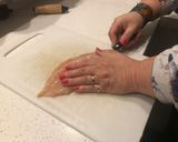 Foto del paso 1 de la receta Filete de pechuga con champiñones al vino