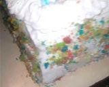 A picture of step 15 of Rainbow cake🌈🎂in sandwich maker.