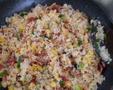 Foto langkah ke 2 dari resep Nasi goreng bacon.