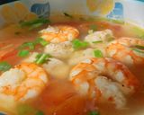 Hình bước làm 3 của món Canh cà chua cá thác lác tôm nõn
