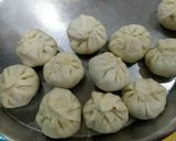 A picture of step 6 of Dryfruit modak.