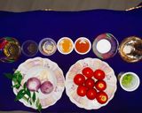 A picture of step 1 of Tomato Thokku.