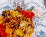 A picture of step 6 of Matka Biryani.