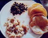 हलवा पूरी चना (halwa poori chana recipe in Hindi) रेसिपी चरण 4 फोटो