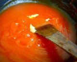 A picture of step 4 of Papaya halwa.