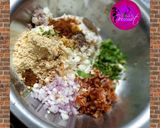 A picture of step 1 of Dahi Kabab.
