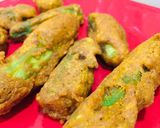 A picture of step 6 of Bhindi Fritters.