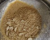 A picture of step 1 of Kaju katli.