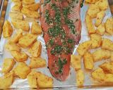 Foto del paso 4 de la receta: Trucha y papitas al horno