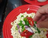 Foto langkah ke 3 dari resep Pepes Tahu Telor Asin.