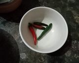 A picture of step 1 of Chana chatpata chutney (Assamese called boot bota).