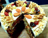 A picture of step 10 of Carrot Cake with Cream Cheese Frosting.