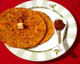 A picture of step 11 of Missi Roti.
