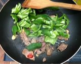 青椒梅花豬的食譜步驟6照片