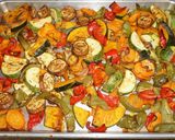 A picture of step 3 of Roasted vegetables with fresh herbs.
