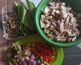 Foto langkah ke 1 dari resep Tumis Gori, Daun Melinjo dan Teri.