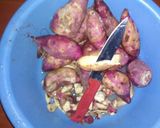 A picture of step 1 of Rice & Sweet potato.