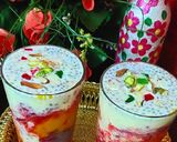 A picture of step 2 of Custard Falooda.