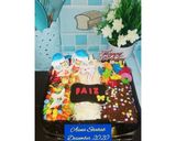 Foto langkah ke 10 dari resep Kue Ulang Tahun Sederhana (Basecake Brownis Kukus Ny. Liem).