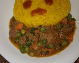 A picture of step 1 of Tumeric rice and goat stew # author marathon.