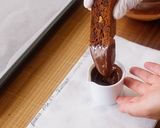 A picture of step 11 of Crunchy Chocolate Dipped Biscotti.