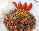 Foto langkah ke 7 dari resep Nasi Goreng Hongkong Beras Merah.