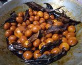 Foto langkah ke 5 dari resep Sate telur puyuh ala angkringan.