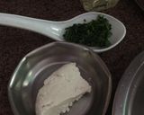 A picture of step 2 of Spinech cheese cigar roll.