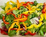 A picture of step 1 of Salad with smoked salmon.