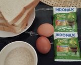 Foto langkah ke 2 dari resep Caramel Bread Pudding Matcha.