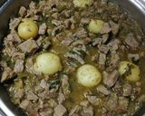 A picture of step 5 of Beef Cortadillo in Fresh Tomato Sauce with Potatoes.