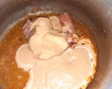 A picture of step 3 of Aloo Gosht.