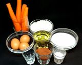 Foto del paso 1 de la receta: Bizcocho marmolado de zanahoria y chocolate