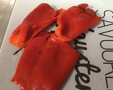 Une image de l'étape 2 de Courgette et poivrons rouges aux épices masala.