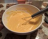 Foto del paso 2 de la receta: Bizcochuelo Marmolado con Dulce de Leche, Coco y Limón con Cocoa