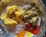 A picture of step 3 of Kurkuri Chakri.